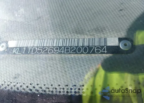 2004 Chevrolet Aveo из США, поврежденный, VIN KL1TD52694B200764